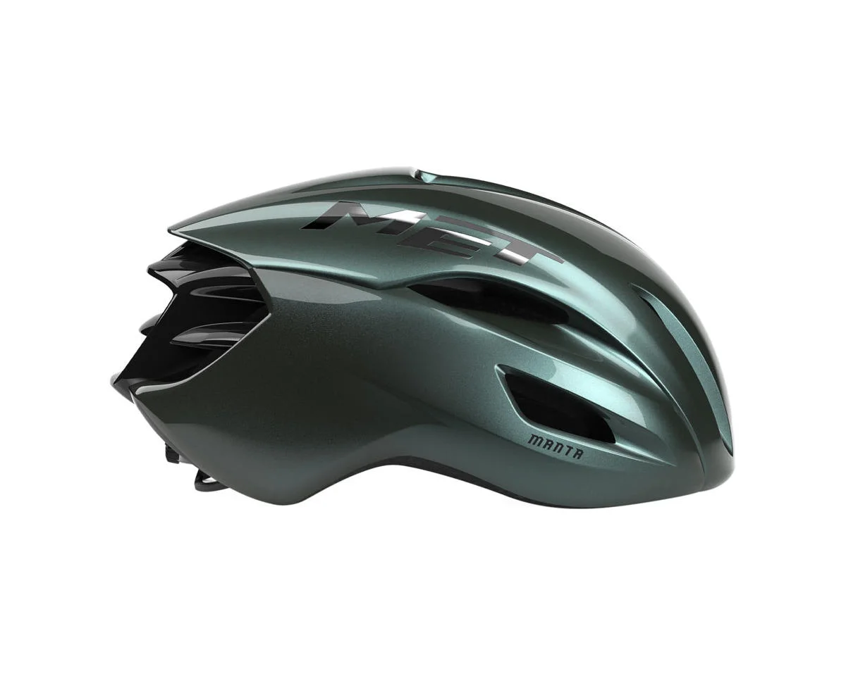 Met Manta MIPS Helmet (Hyper Teal Glossy) (L) - view 3